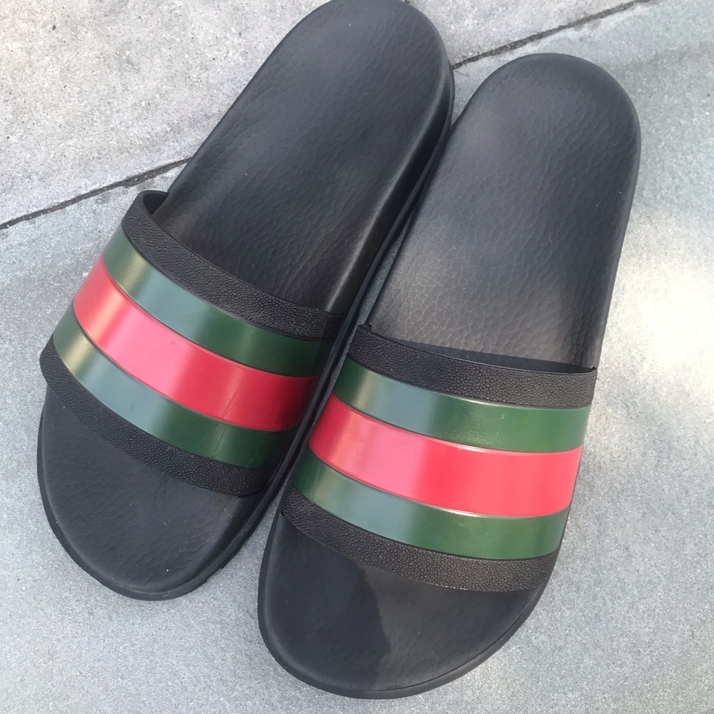 Men’s Gucci web slide sandal